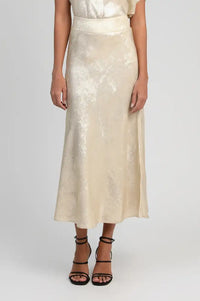 An'ge Janymala Ecru Pearl Skirt - The Mercantile London