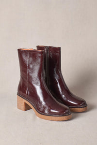 Petite Mendigote Clara Penny Brown Ankle Boots - The Mercantile London