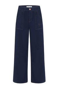 Seventy + Mochi Eden Blue Moon Wide Leg Jeans - The Mercantile London