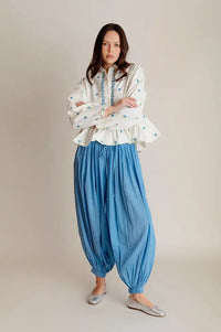 Daydress Pascale Aegean Embroidered Shirt - The Mercantile London