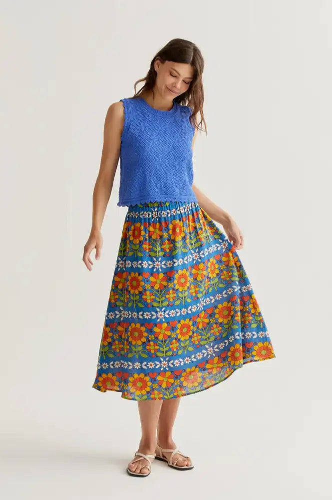 Compania Fantastica Garden Print Skirt - The Mercantile London
