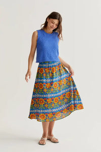 Compania Fantastica Garden Print Skirt - The Mercantile London
