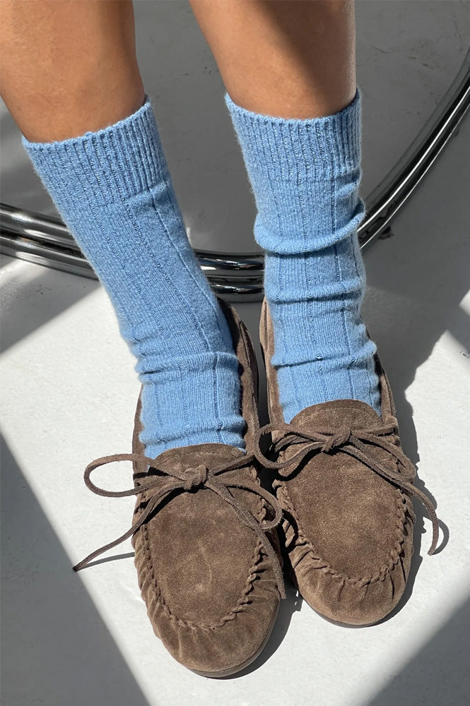 Le Bon Shoppe Classic Cashmere Bluebell Socks