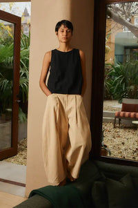 L.F. Markey Mason Beige Trousers - The Mercantile London