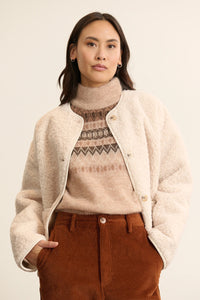 Garance Brandy Ecru Jacket - The Mercantile London