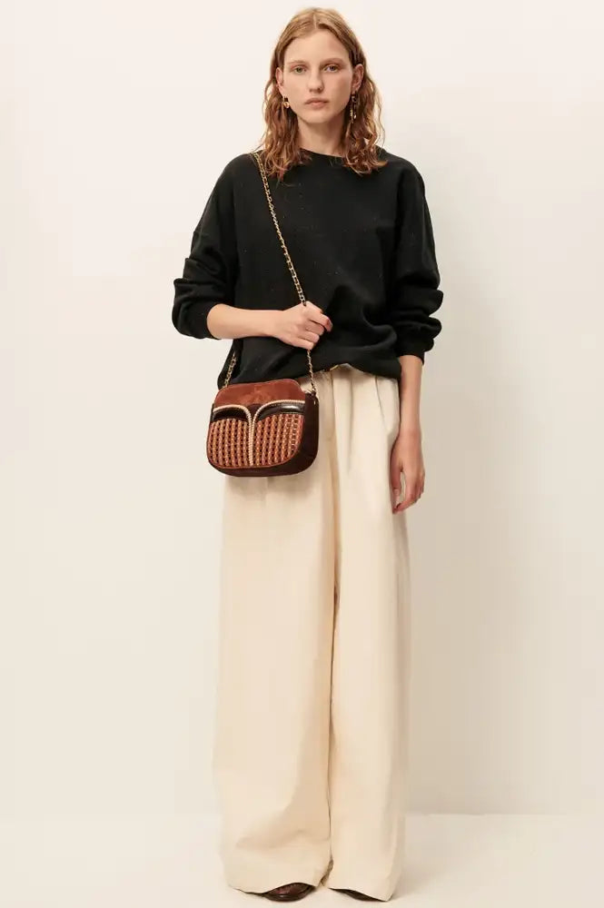 Sessùn Chebbi Black Granite Oversized Sweatshirt