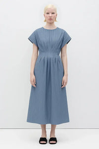 Rita Row Sybille Blue Stripes Dress - The Mercantile London