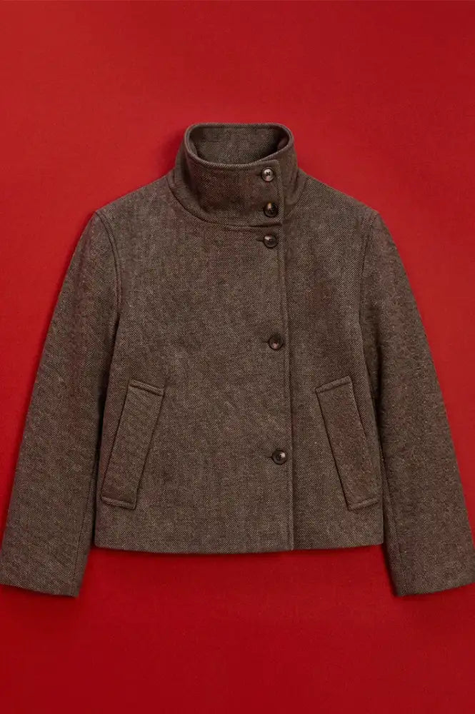 Object Riki Morel Grey Short Jacket