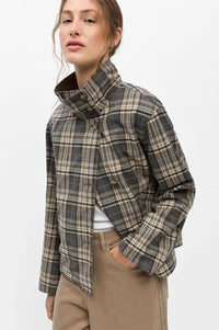 Object Gro Grey Checked Reversible Jacket