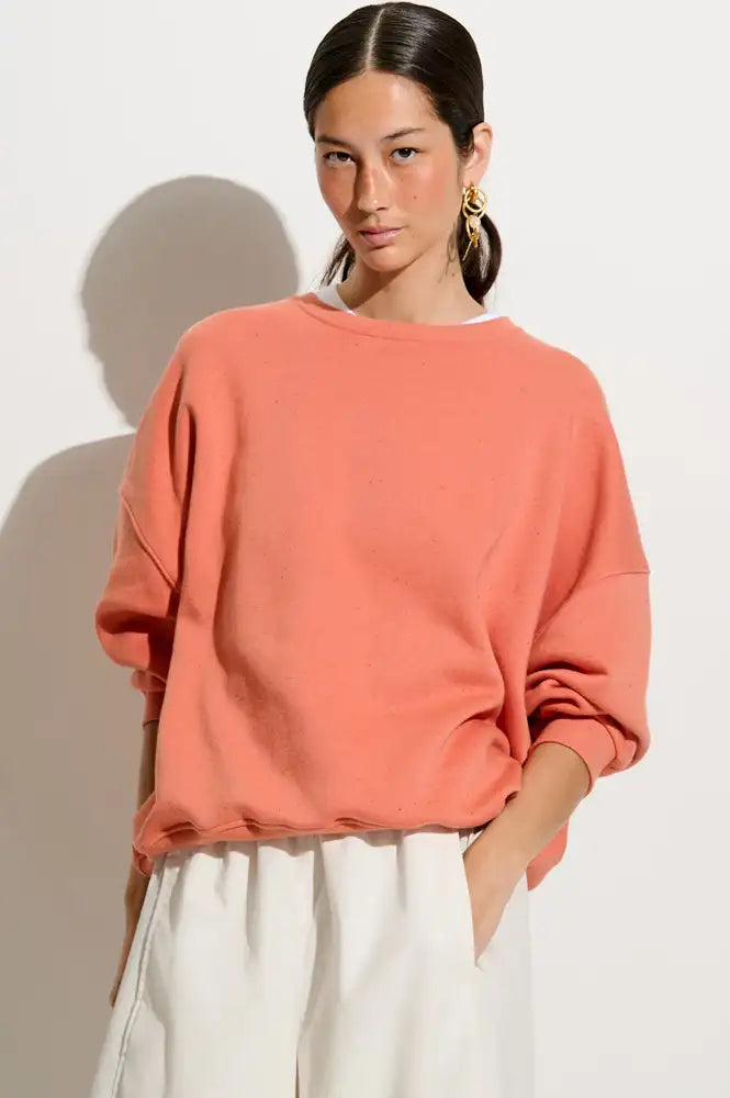 Sessùn Chebbi Guava Oversized Sweatshirt