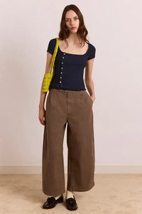 Damson Madder Posie Navy Top