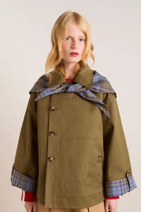 Damson Madder Jerry Olive Reversible Trench Coat