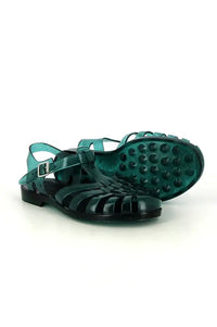 Meduse Sunchanvre Sea Green Jelly Sandals