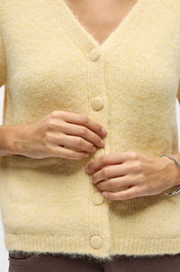 Object Saggia Sunlight Yellow Cardigan - The Mercantile London