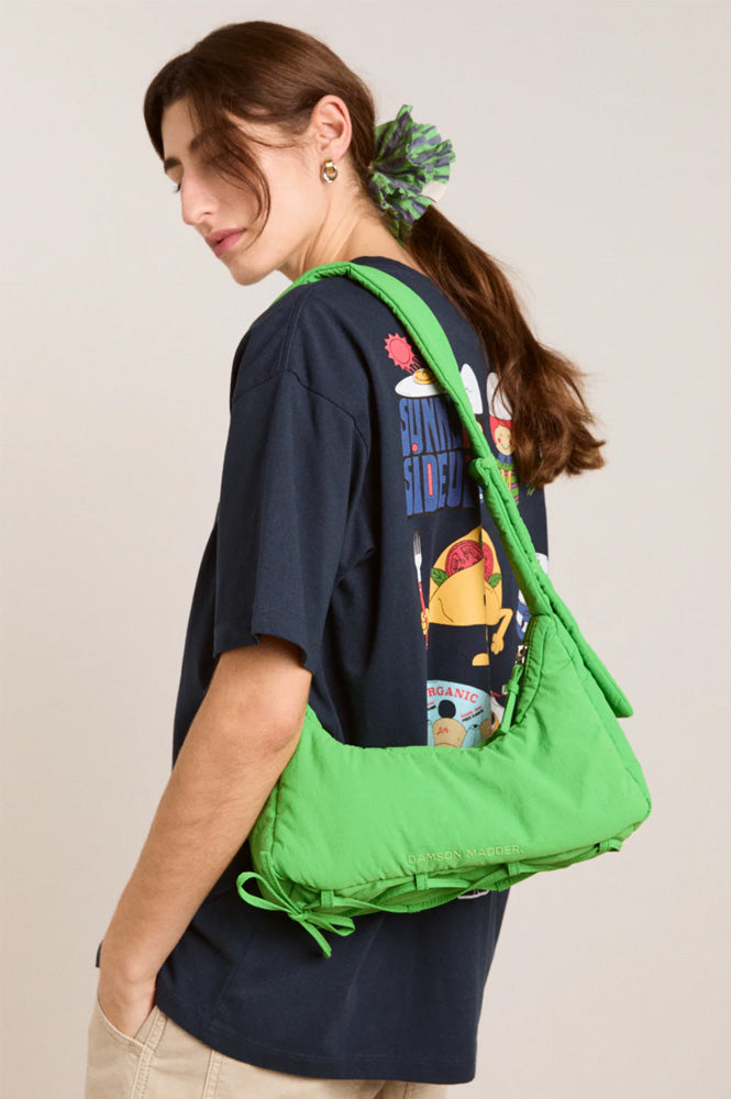 Damson Madder Saz Green Puffy Bag