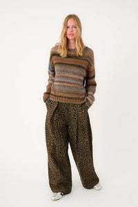 Lolly's Laundry Zola Leopard Print Trousers - The Mercantile London