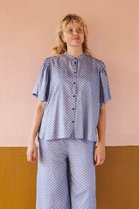 Habiba Astrid Sapphire Butterfly Shirt