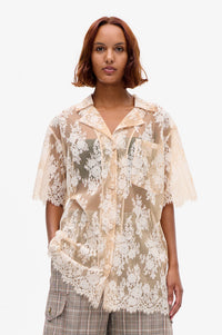 Baum Und Pferdgarten Mannica Frappe Lace Shirt - The Mercantile London