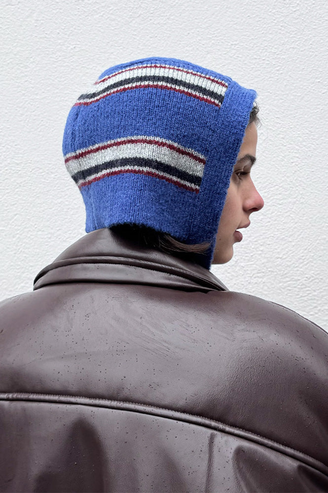 Damson Madder Shrunken Stripe Bonnet