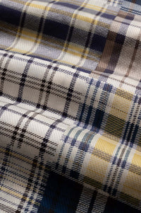 Howlin Magic Shaggy Bear Blue Madras Pouch - The Mercantile London