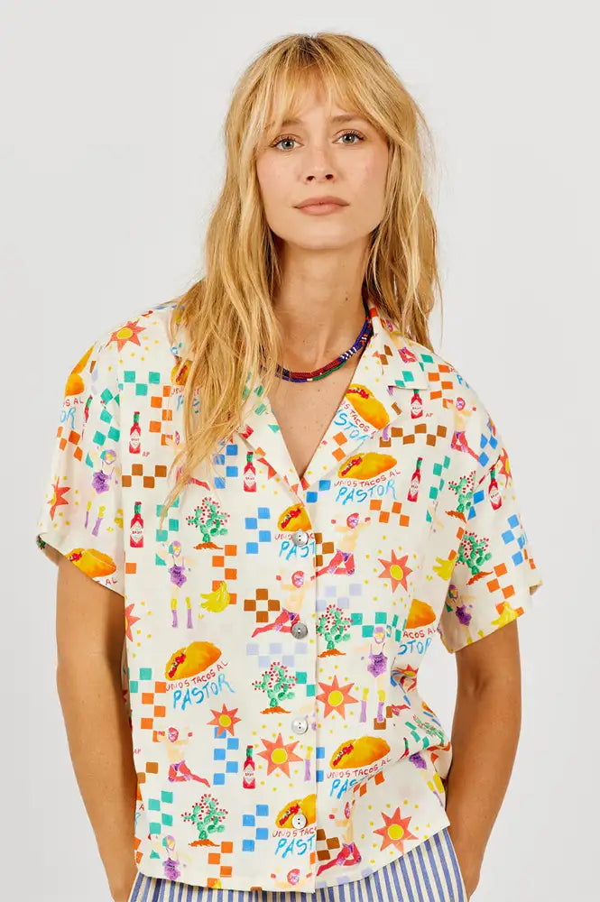 A.P Lucha Libre Print Shirt - The Mercantile London