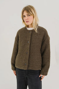 Sacrécoeur Jay Truffle Boucle Wool Jacket - The Mercantile London