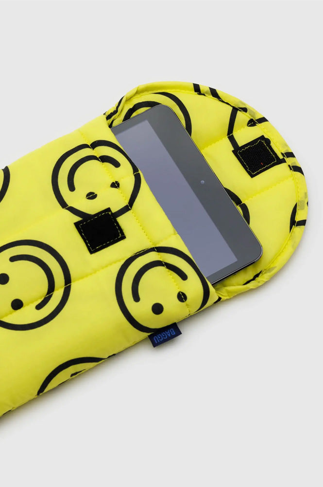 Baggu Smiley Puffy Tablet Sleeve - The Mercantile London
