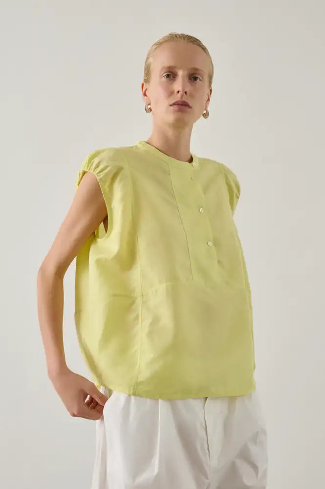 Soeur Danube Bright Yellow Blouse - The Mercantile London