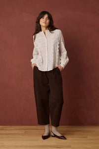 Fransa Calana Hot Fudge Corduroy Trousers - The Mercantile London