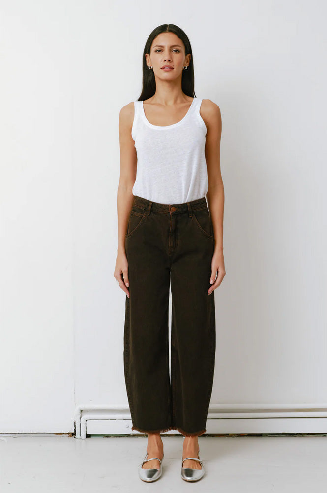 Seventy + Mochi Bo Cacao Barrel Leg Jeans - The Mercantile London