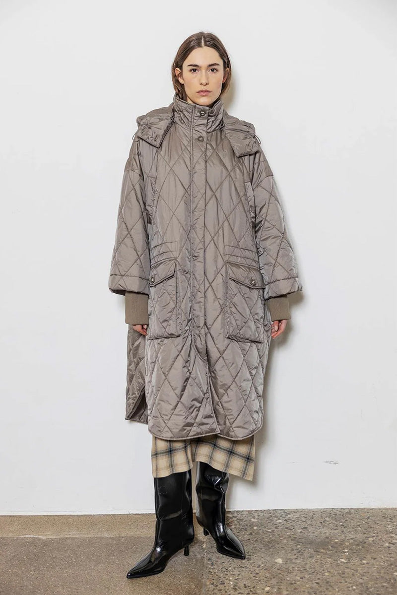Project AJ117 Neva Rock Quilted Coat - The Mercantile London