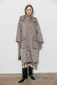 Project AJ117 Neva Rock Quilted Coat - The Mercantile London