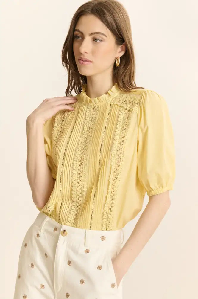Garance Cerena Yellow Blouse - The Mercantile London