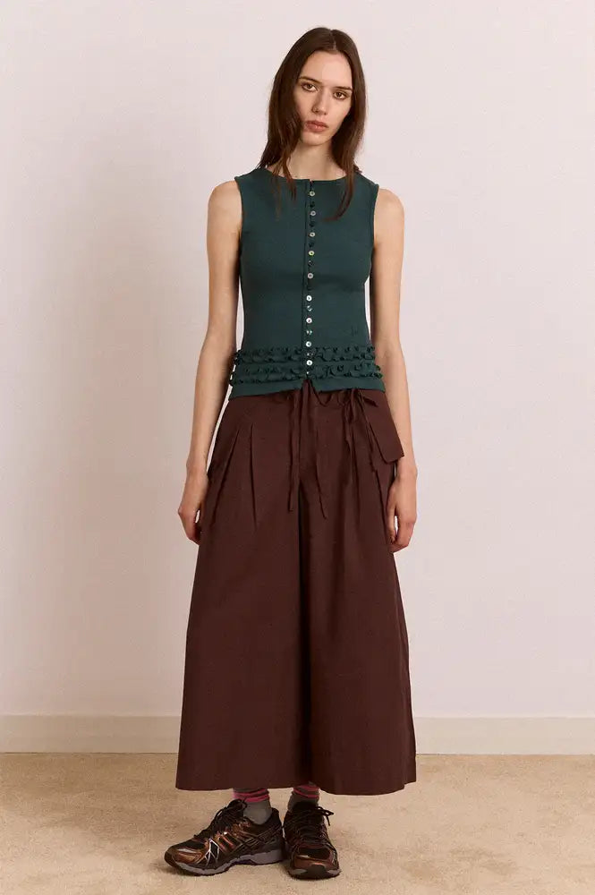 Damson Madder Tatiana Chocolate Culottes