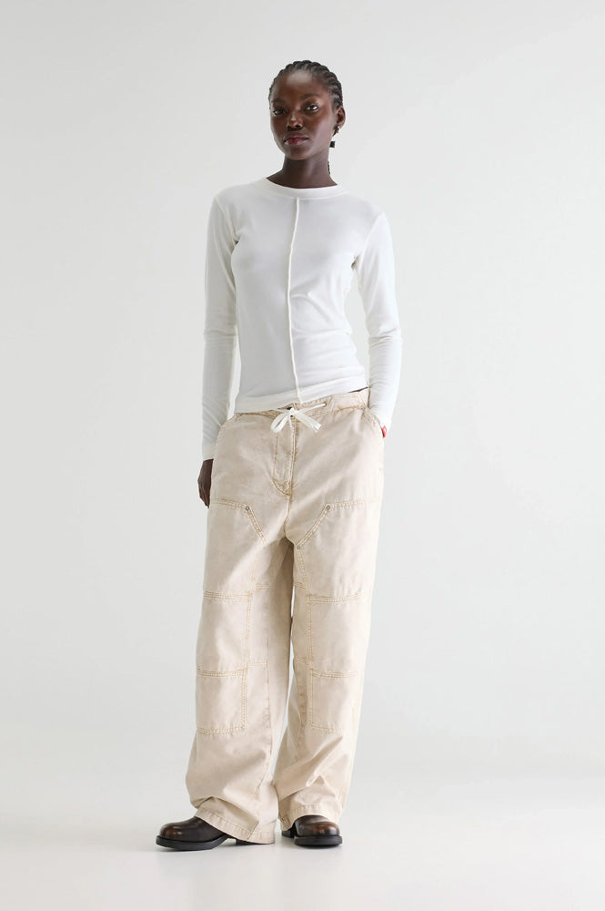Bellerose Phantom Beige Wide Trousers