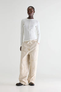 Bellerose Phantom Beige Wide Trousers