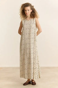 Garance Camelia Ecru Polka Dot Dress - The Mercantile London