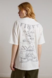 Damson Madder Boyfriend Afternoon Tea T-Shirt - The Mercantile London