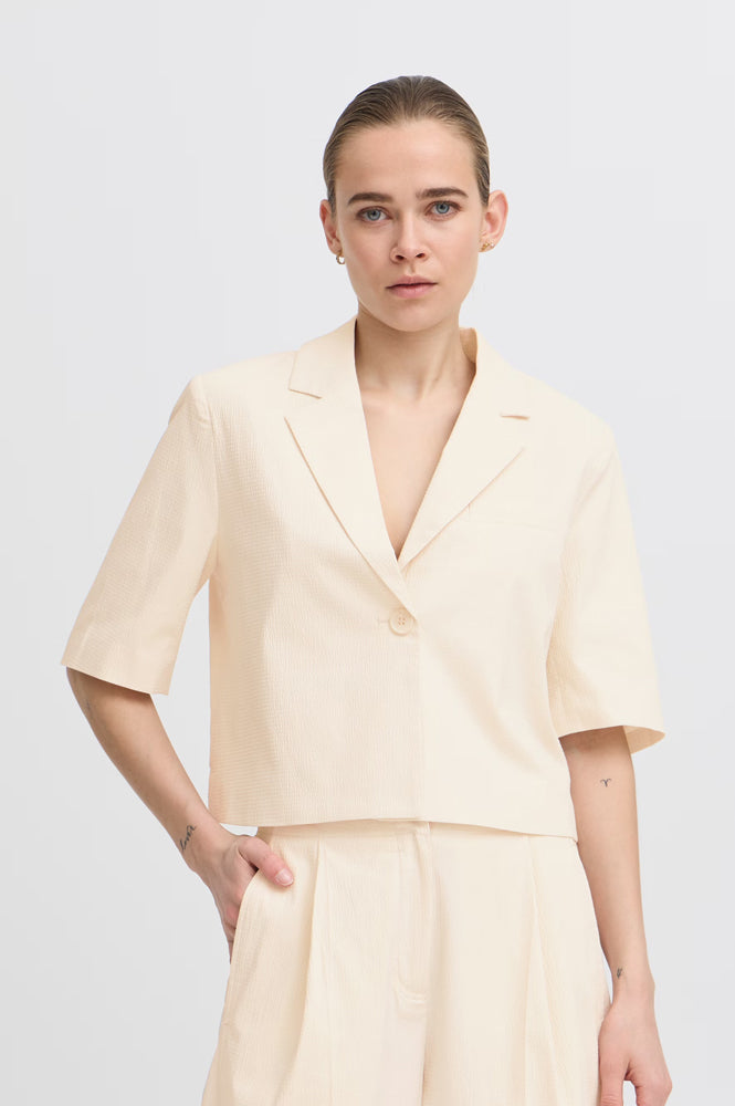 ICHI Wallis Birch Blazer - The Mercantile London