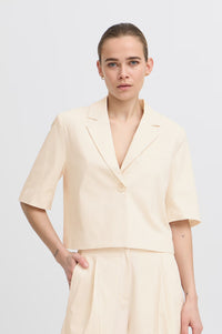 ICHI Wallis Birch Blazer - The Mercantile London