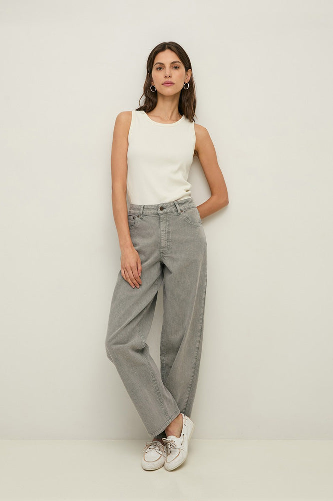 Yerse Water Green Straight Leg Jeans - The Mercantile London