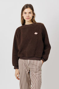 A.P Guillaumine Brown Sherpa Sweatshirt - The Mercantile London