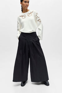 Object Polly Black Box Pleat Culottes