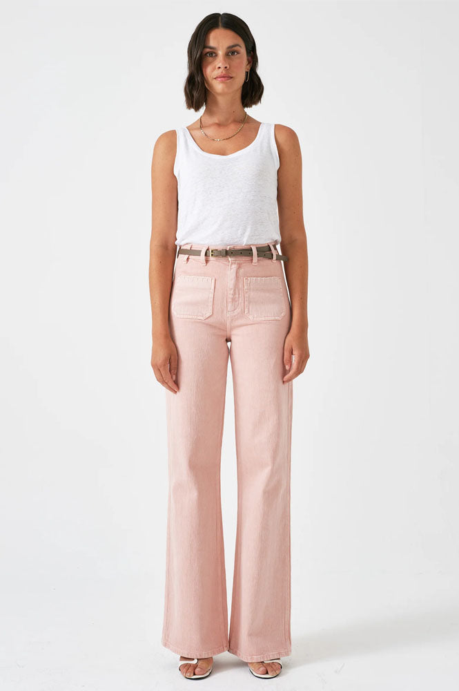 Seventy + Mochi Mabel Patch Pocket Peony Jeans - The Mercantile London