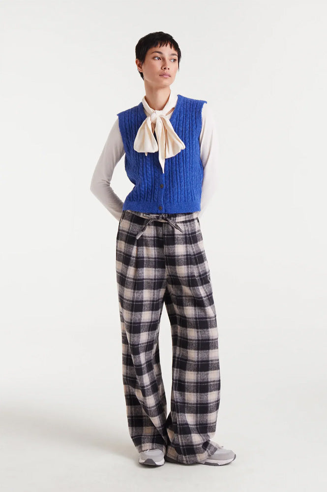 Compania Fantastica Black Check Trousers - The Mercantile London