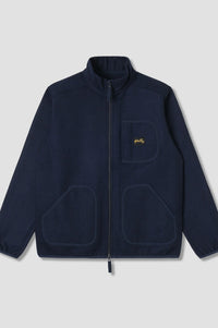 Stan Ray Heather Navy Wool Fleece Jacket - The Mercantile London