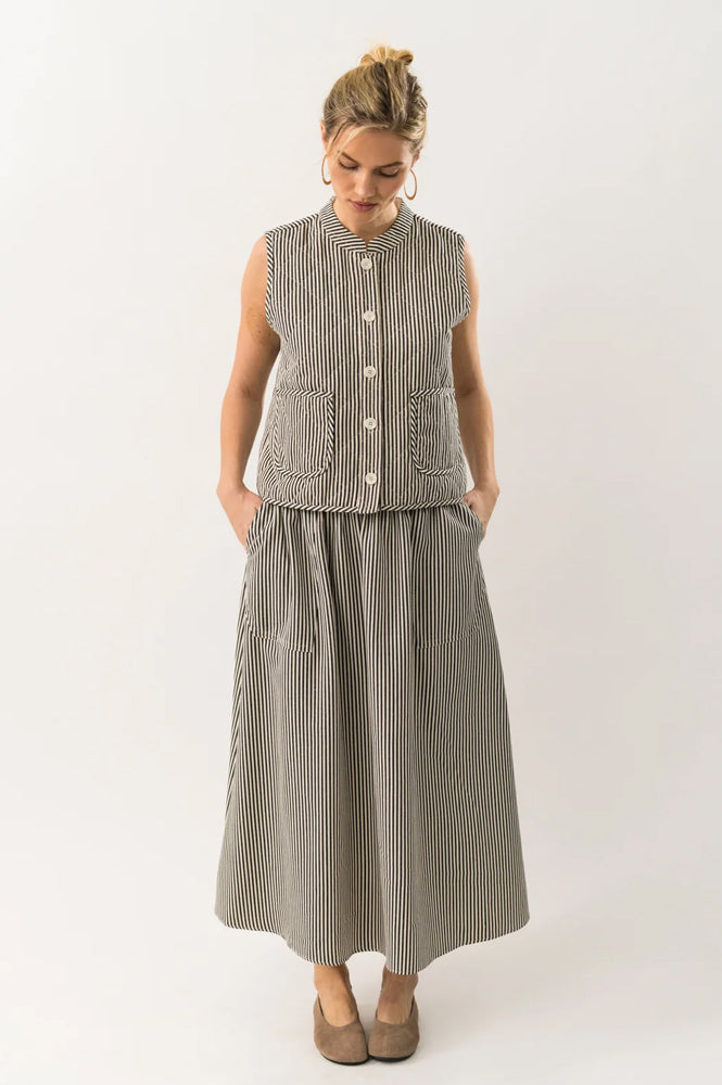 Lolly's Laundry Akane Striped Maxi Skirt - The Mercantile London
