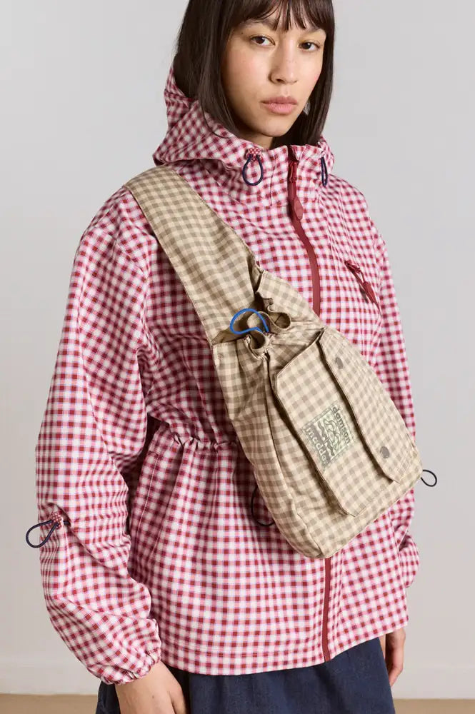 Damson Madder Matilda Gingham Crossbody Bag - The Mercantile London