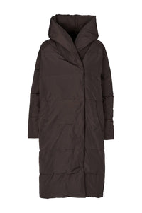 Basic Apparel Tenna Chocolate Torte Coat - The Mercantile London