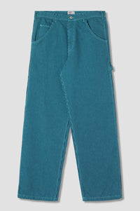 Stan Ray Blue & Teal Hickory Big Job Painter Trousers - The Mercantile London